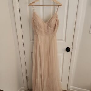 Jenny Yoo Brielle Soft Tulle Color Cashmere